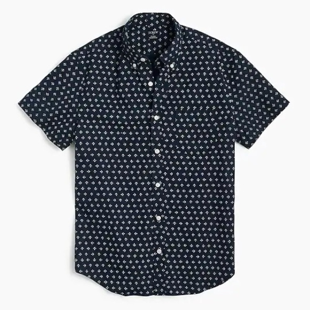 Short sleeve anchor shirt JCrew
